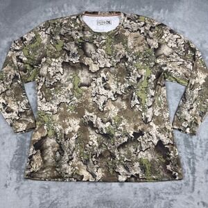 Tekari Mens 2XL XRC Camo Long Sleeve Performance Shirt UPF 50 Hunting Top
